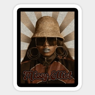 Vintage Classic Missy Elliot Sticker